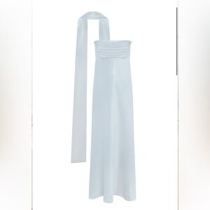 Maxi A-Line Skirt with Tie Front for Casual Resort Wear
